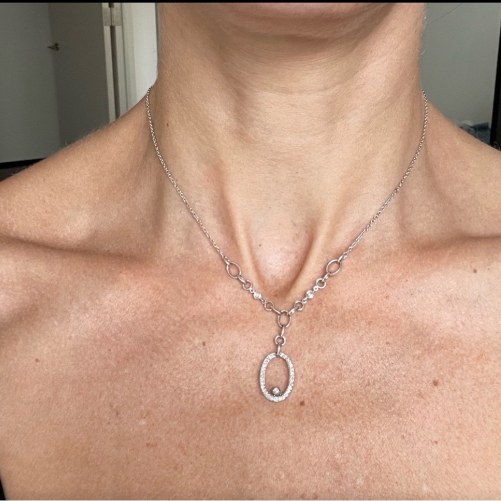 Elegant 14k Diamond Necklace
